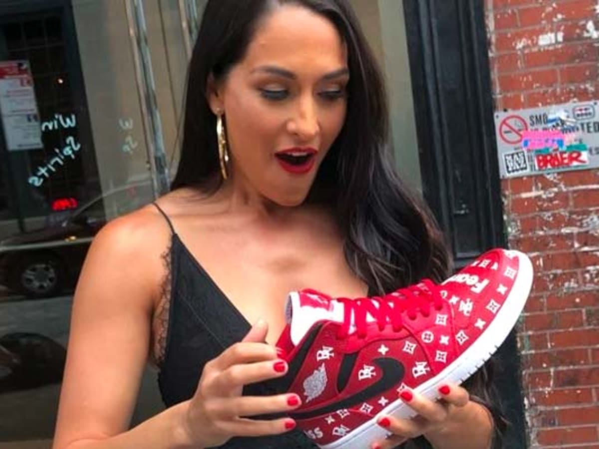 Nikki Bella Receives Custom Air Jordans For RAW Return - SE Scoops