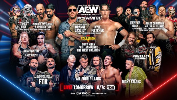 AEW Dynamite Results (5/24): Tony Khan Announces First 'Collision' Location, Lucha Bros Defend ROH Tag Titles Against Blackpool Combat Club, More