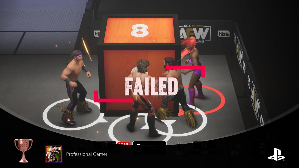 Box Breaker may be the most frustrating minigame in AEW Fight Forever!