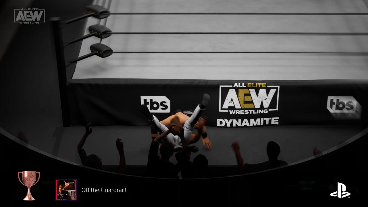 AEW Fight Forever Trophy Guide Guardrail