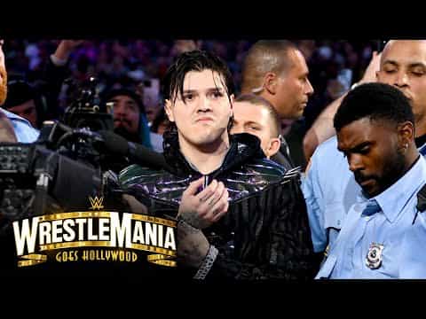 Dominik Mysterio enters WrestleMania in handcuffs: WrestleMania 39 Saturday width=