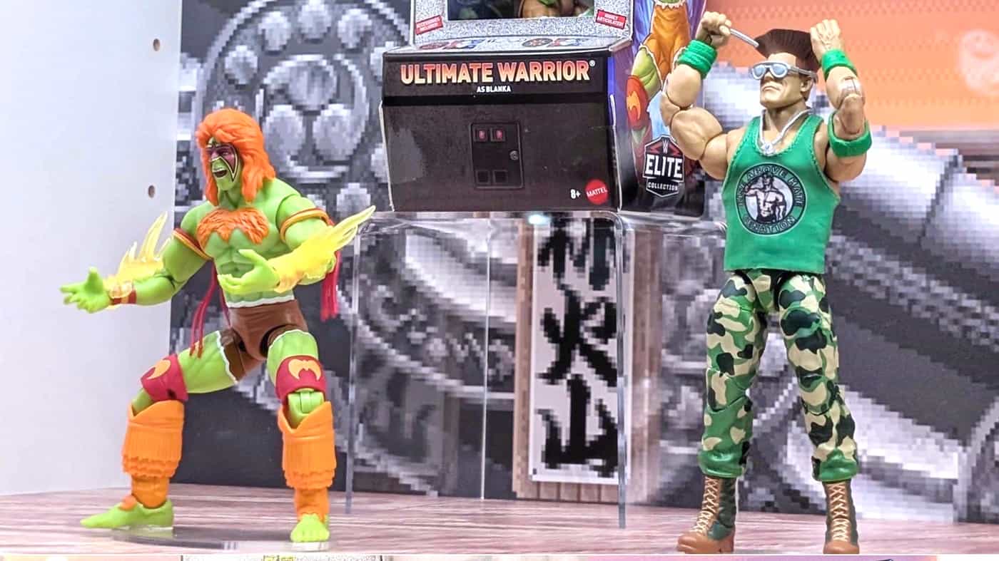 Mattel Announces WWE x Street Fighter Crossover Figures at SDCC
