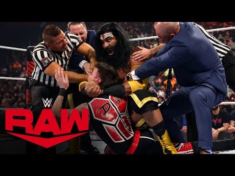 Veer Mahaan sends Dominik Mysterio away from their match on a stretcher: Raw, April 11, 2022