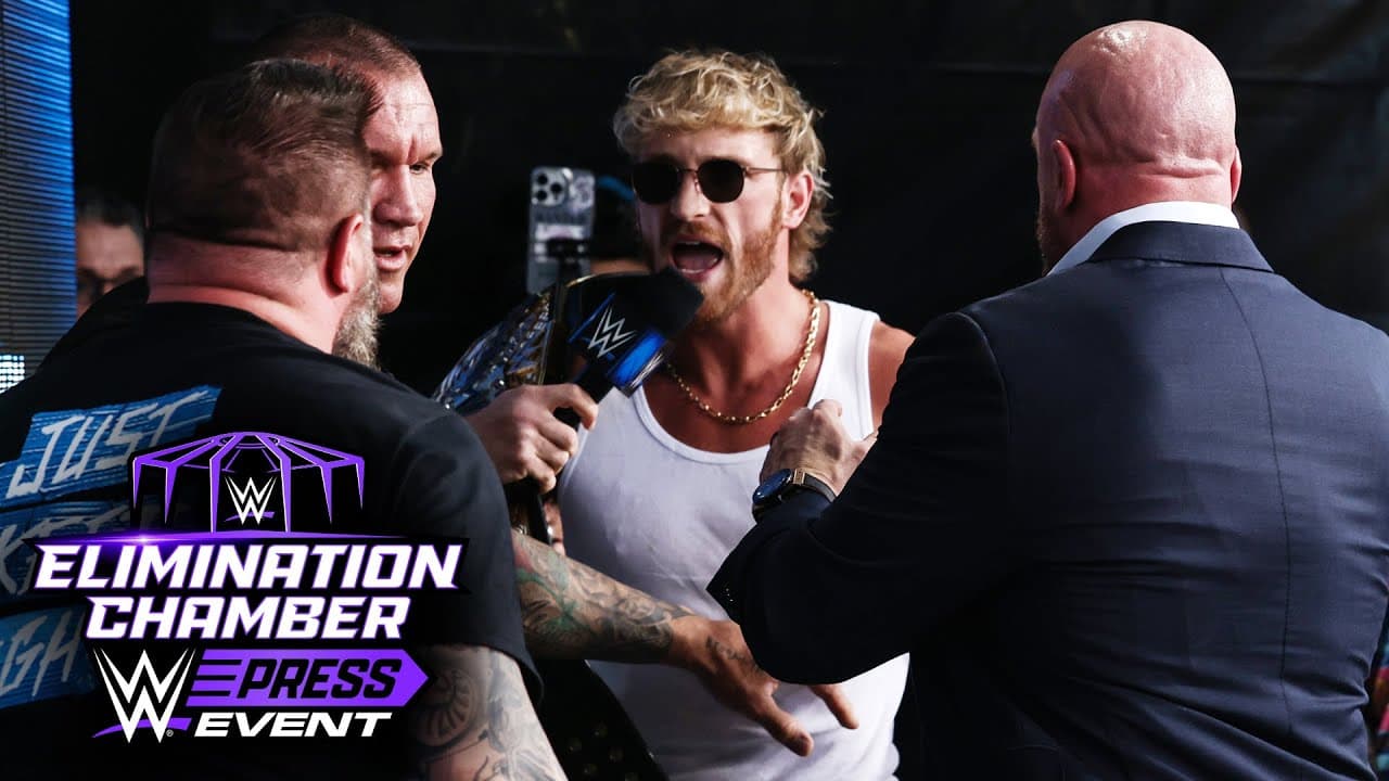 Triple H tears apart Logan Paul and Kevin Owens: Elimination Chamber Press Event
