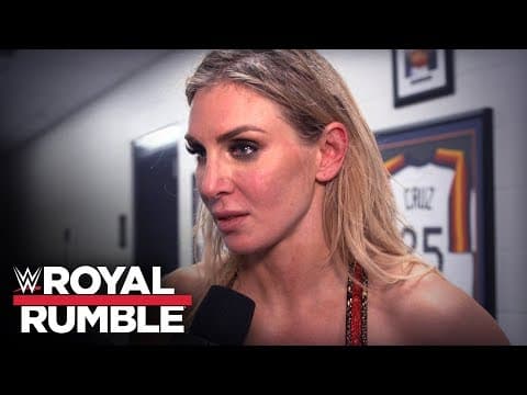 Charlotte Flair celebrates at Royal Rumble: WWE Exclusive, Jan. 26, 2020