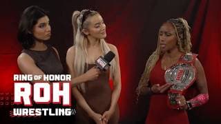 Zayda Steel and #ROH Women's World TV Champ Red Velvet prepare for The IInspiration! ROH TV 6/11/26