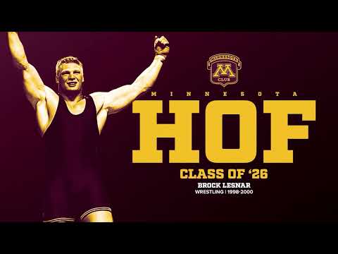 Brock Lesnar Minnesota M Club Hall of Fame