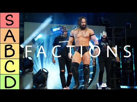 TIER LIST: AEW Factions