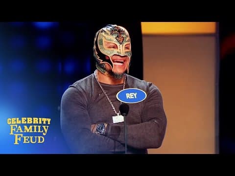 Rey Mysterio vs. The Miz on Celebrity Family Feud!