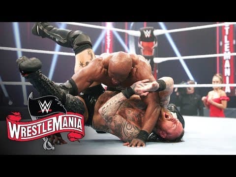 Black and Lashley fight tooth-and-nail: WrestleMania 36 (WWE Network Exclusive)