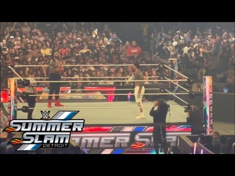 Roman Reigns vs Jey Uso Tribal Combat Full Match - WWE Summerslam 8/5/2023