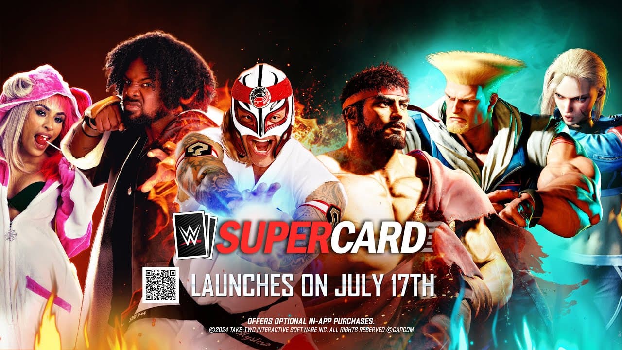 Hit The Streets in WWE SuperCard with a Limited Time Event! | Street Fighter 6 x WWE SuperCard