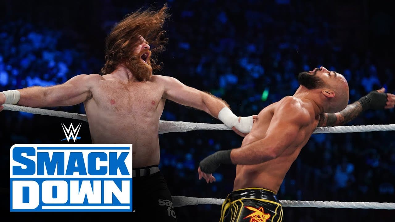 Ricochet wins the Intercontinental Title from Sami Zayn: SmackDown, March 4, 2022