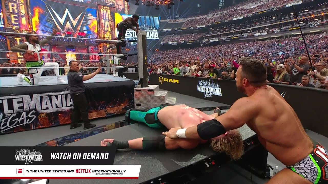 IShowSpeed hits HUGE Splash onto Logan Paul through table: WrestleMania 42 Saturday highlights