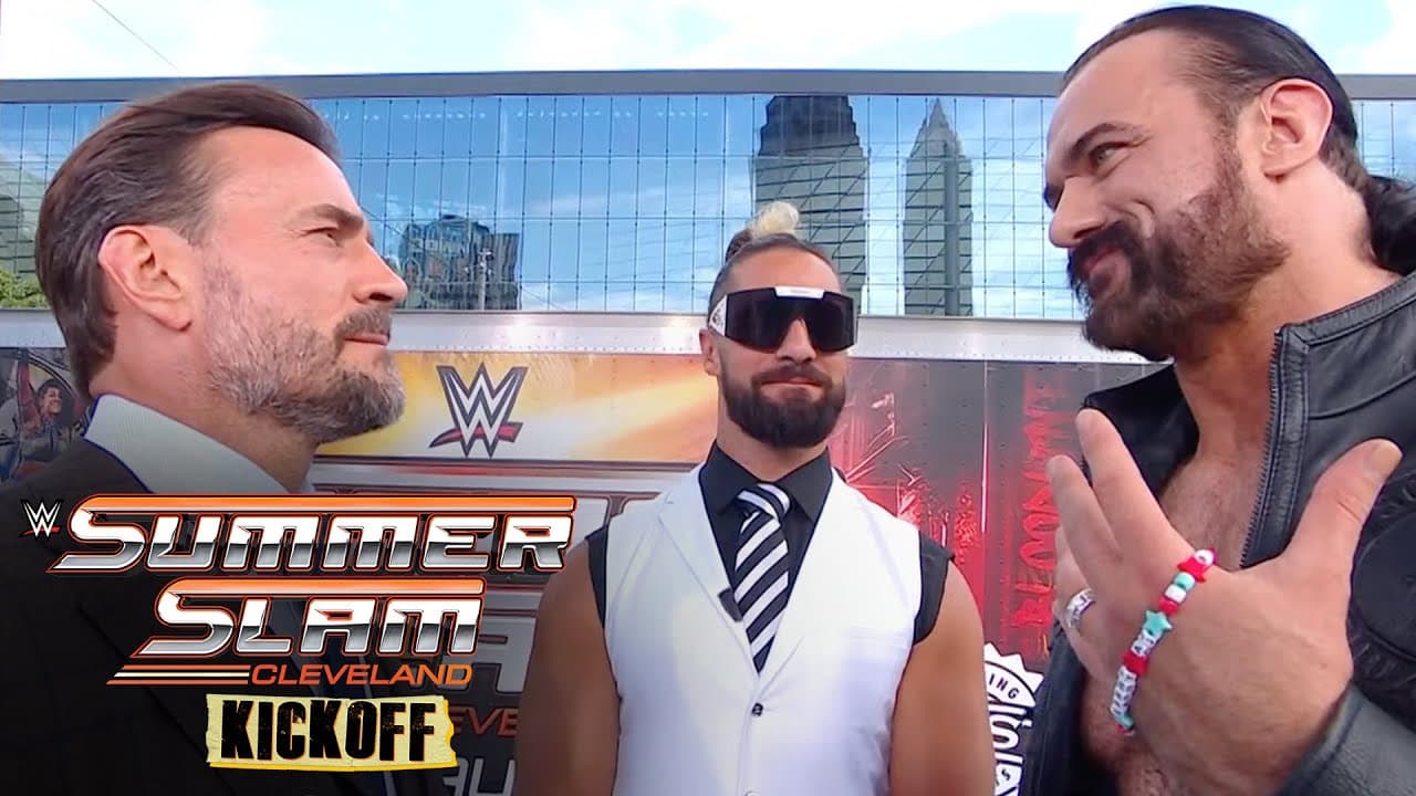 CM Punk and Drew McIntyre final face-to-face before clash: SummerSlam Kickoff, August 2, 2024