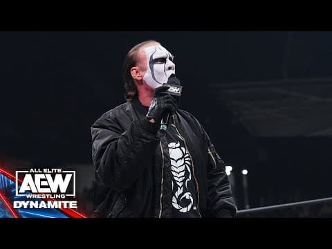 A MASSIVE ANNOUNCEMENT! The ICON Sting addresses his future! | 10/18/23, AEW Dynamite