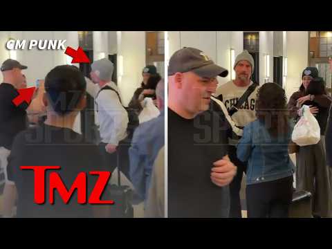 CM Punk Smacks Fan’s Phone After WrestleMania Loss | TMZ Sports