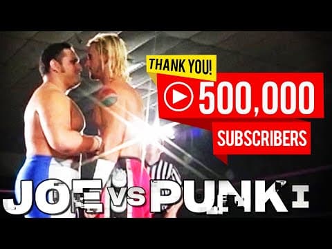 Samoa Joe vs CM Punk! Match #1 in the Joe vs Punk Trilogy
