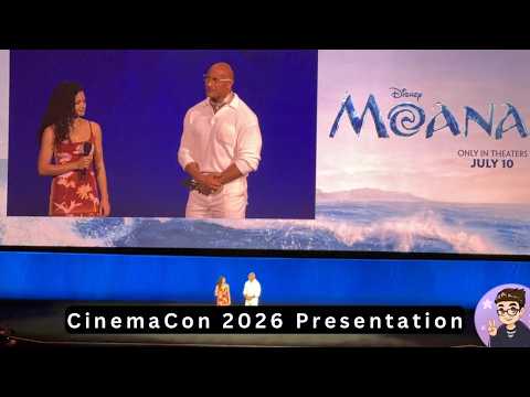 Moana CinemaCon 2026 Presentation