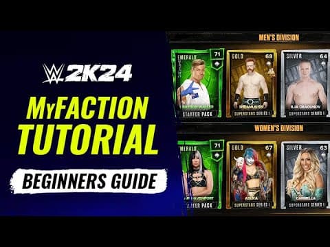 WWE 2K24: MyFaction Beginners Guide!