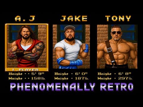 A.J Styles Meets Retro Jake
