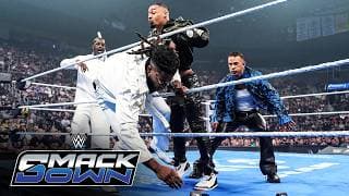 Trick Williams, Carmelo Hayes and Ricky Saints trade blows in explosive melee: SmackDown highlights