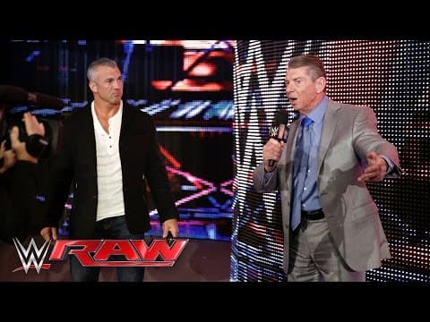 Mr. McMahon puts Shane McMahon in charge of Raw for the night: Raw, April 4, 2016