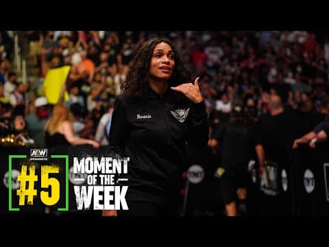What Happened When Rosario Dawson Came Face to Face with Malakai Black? | AEW Dynamite, 9/15/21