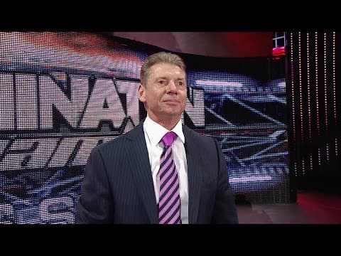 Mr. McMahon addresses the WWE Universe in Nassau Coliseum