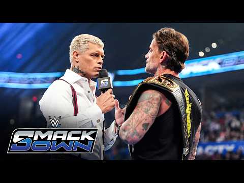 FULL SEGMENT: Cody Rhodes challenges CM Punk to a SummerSlam WWE Title Match: SmackDown highlights