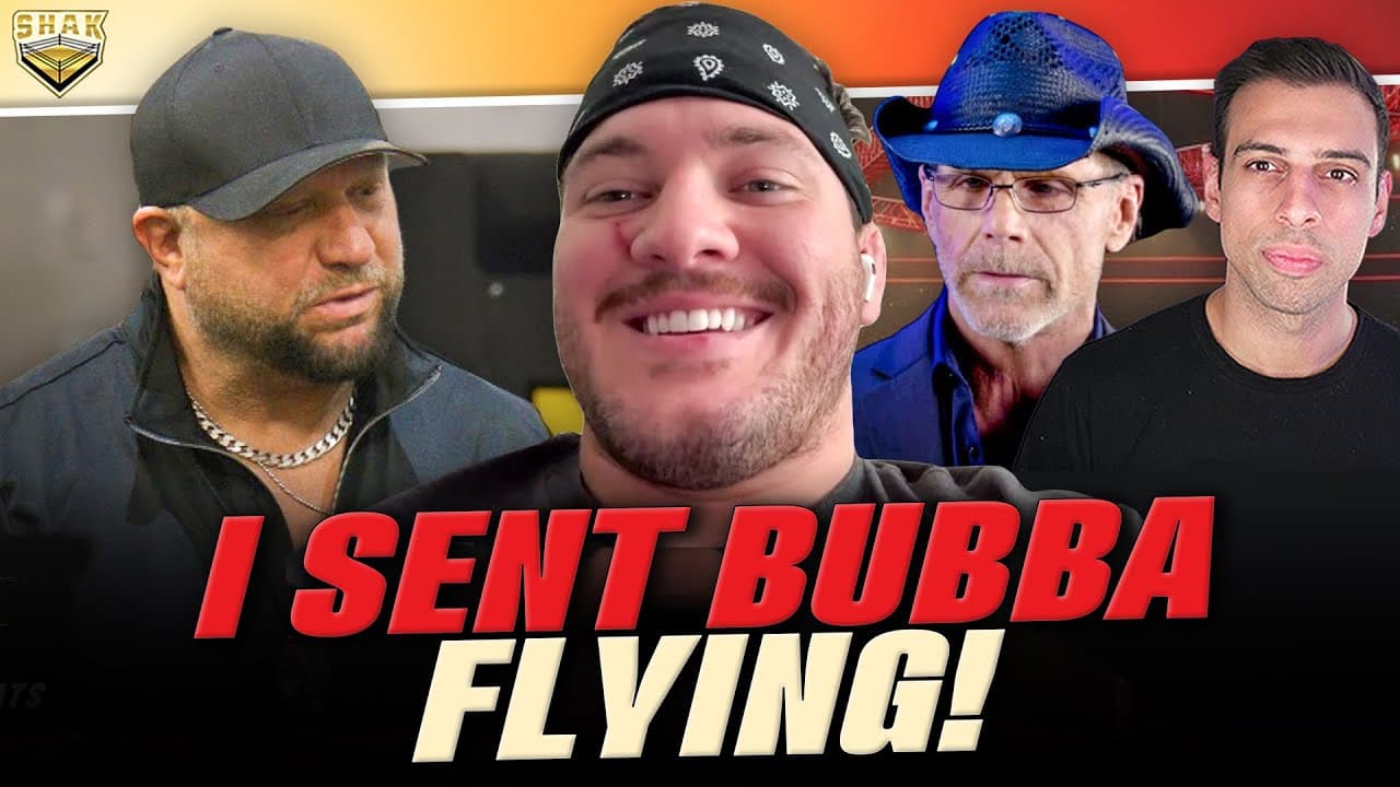 BJ Ray: "I BIG DOGGED" BUBBA RAY after he shoved me on WWE LFG!