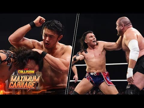 Hangman, Speedball & Knight vs The Opps: AEW Trios Title MATCH HIGHLIGHTS | AEW Collision, 1/17/26
