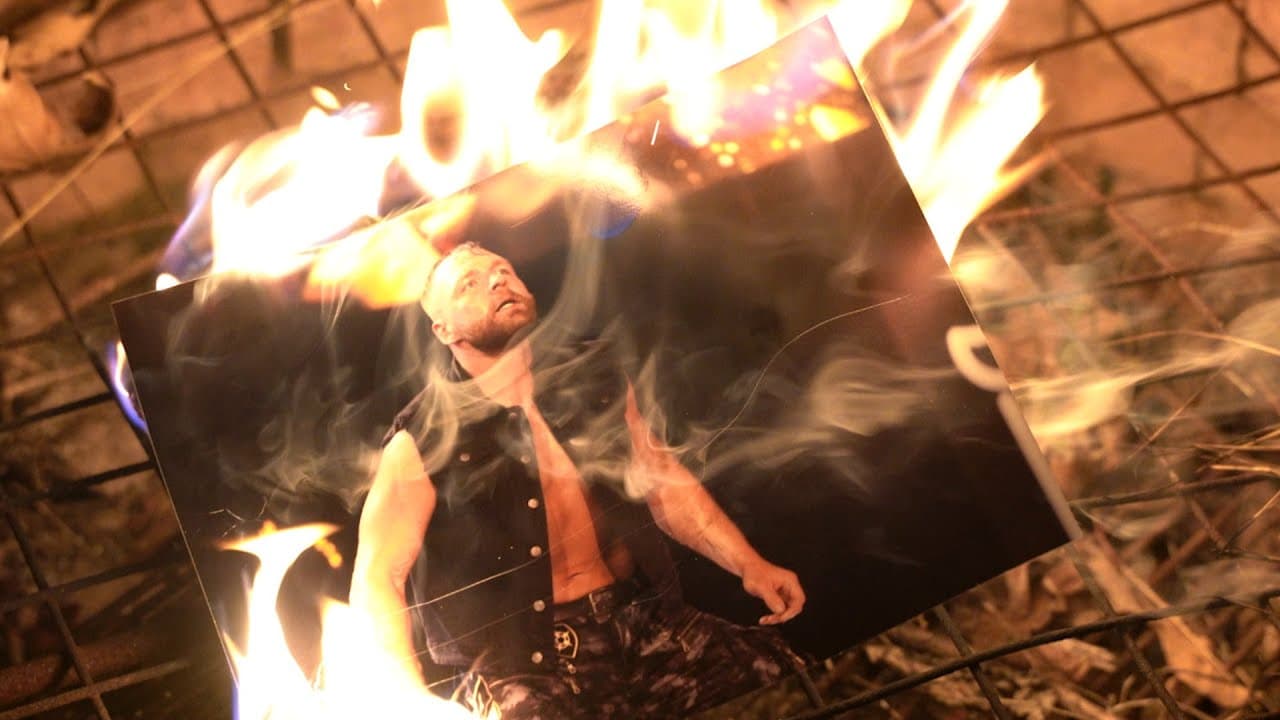 The Murderhawk Monster has a message for Moxley at #njwk14!