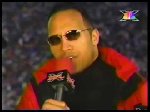 XFL-The "Rock" Interviewed during Halftime of Chicago vs LA Game