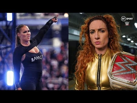 Becky Lynch reacts to Ronda Rousey winning the WWE Royal Rumble! ?