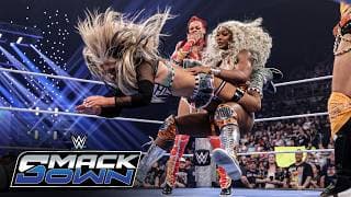 Jade Cargill attacks Tiffany Stratton after causing tag team disruption: SmackDown highlights