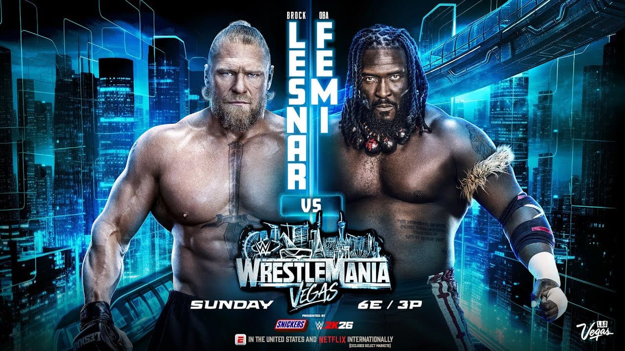 Oba Femi vs. Brock Lesnar: WrestleMania 42 Hype Package