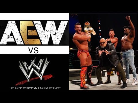 AEW vs WWE & getting double crossed by Team Taz w/ Brian Cage, Don Frye & Dan Severn.