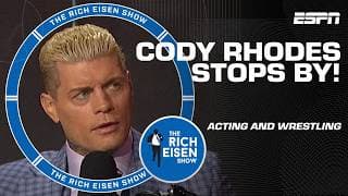 Cody Rhodes talks being an actor and WWE superstar at the same time! | The Rich Eisen Show