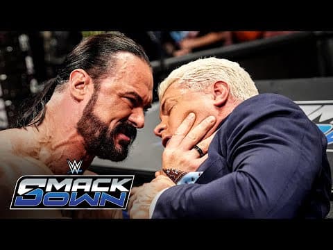 FULL SEGMENT: Drew McIntyre boots Cody Rhodes in contract signing brawl: SmackDown, Sept. 19, 2025