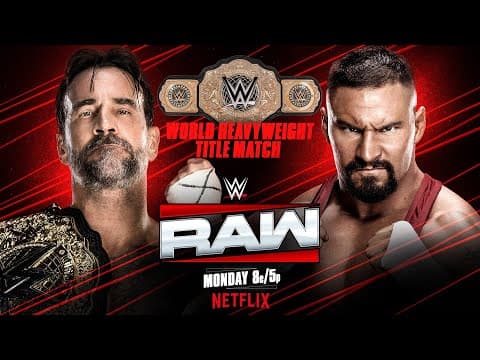 CM Punk vs. Bron Breakker | World Heavyweight Title Match: Stranger Things Raw Hype Package