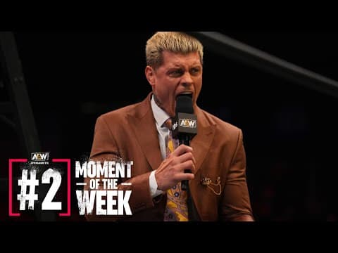 Cody Rhodes Held Nothing Back! | AEW Dynamite, 1/19/22