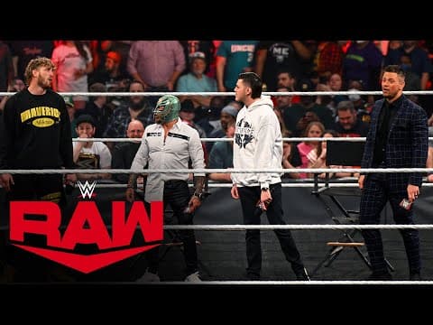The Miz & Logan Paul challenge Rey & Dominik Mysterio at WrestleMania 38: Raw, Feb. 21, 2022