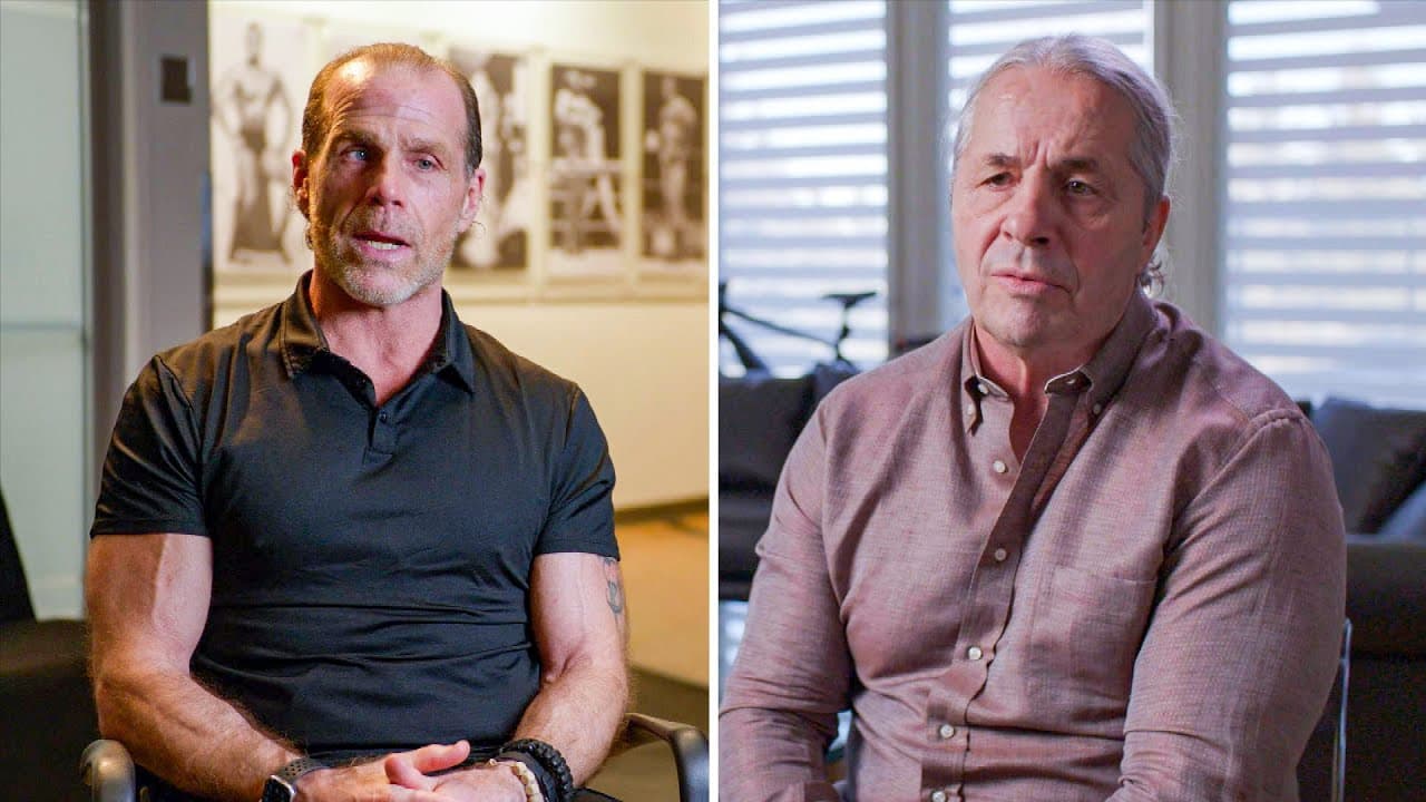 Shawn Michaels and Bret Hart celebrate 30th anniversary of WrestleMania WWE Iron Man Match