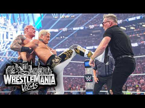 Cody Rhodes vs. Randy Orton | Undisputed WWE Championship Match: WrestleMania 42 Saturday highlights