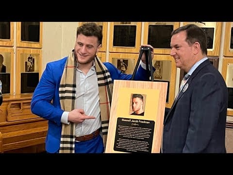 MJF's Induction Speech For The National Jewish Sports Hall of Fame