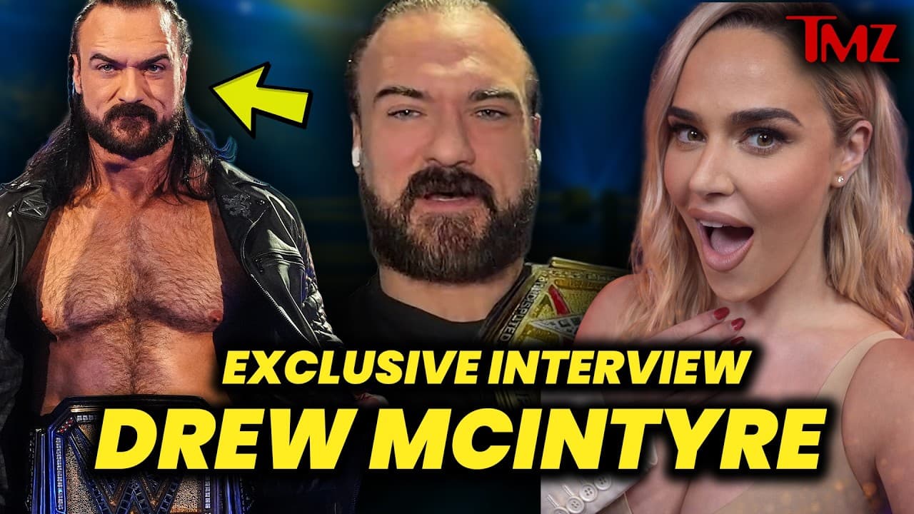 WWE Champion Drew McIntyre On Winning the Title, Cody Rhodes, Royal Rumble, WrestleMania