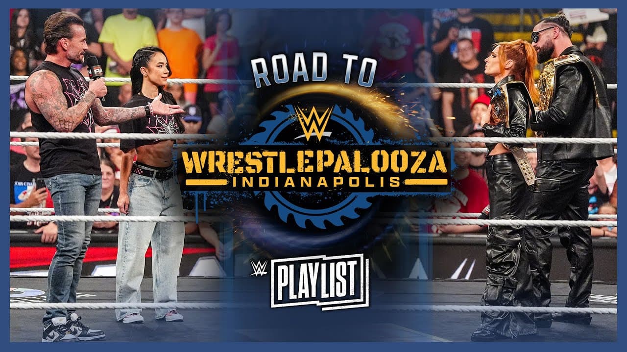 CM Punk & AJ Lee vs. Seth Rollins & Becky Lynch | Road to Wrestlepalooza: WWE Playlist