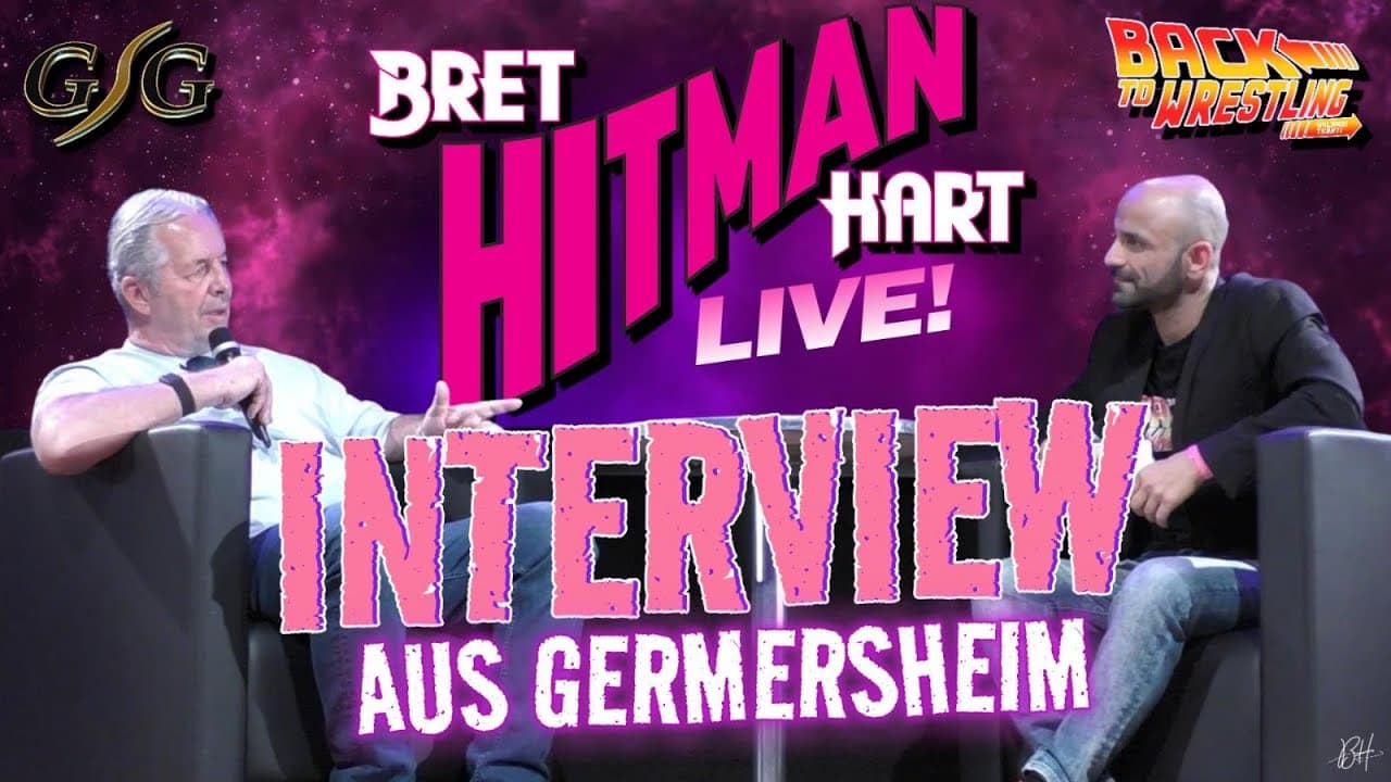 Bret “Hitman” Hart Live in Deutschland: Stone Cold, Hulk Hogan, Ric Flair & seine WWE-Anfänge