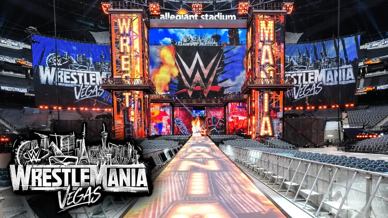 WrestleMania 42 set reveal in Las Vegas